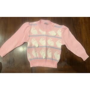 Popsicle Vintage Easter Sweater Rare